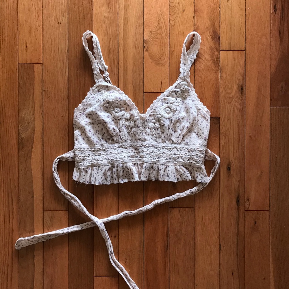 Bralette style crop top